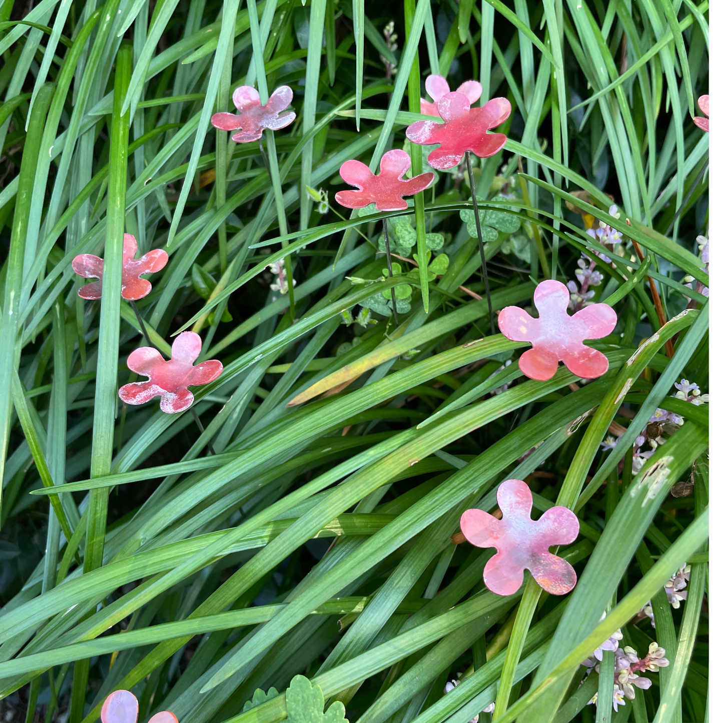 Small Copper Flowers- Bare